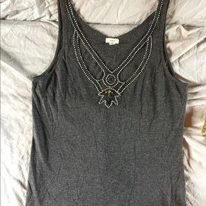Beaded tank top